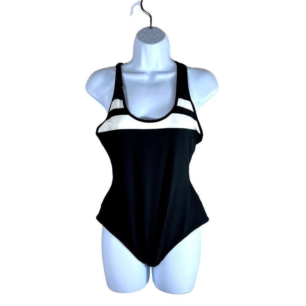 Hurley Block Party One Piece Racerback Bathing Suit